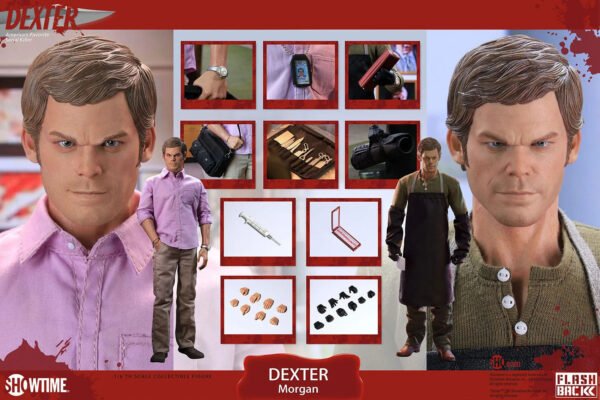 2024 Flashback Figures Dexter Morgan Sixth Scale Figure - Image 12
