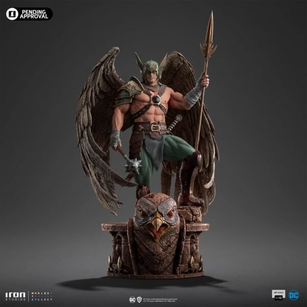 2024 Iron Studios DC Comics Hawkman (10th Anniversary) 1/10 Scale Statue - Image 5