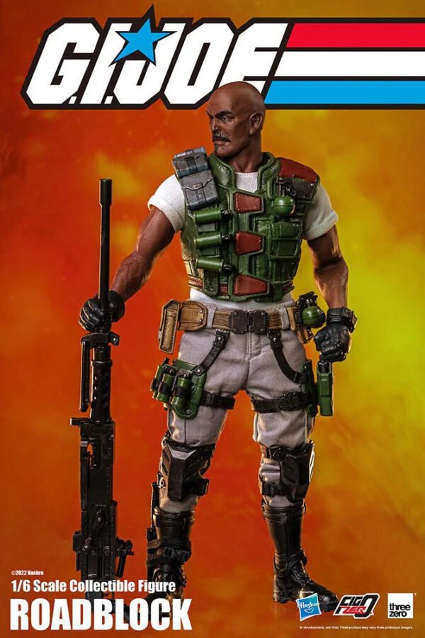 Threezero G.I. Joe Roadblock Sixth Scale Figure - Image 4