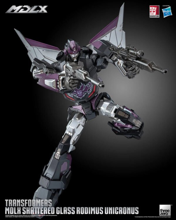 2024 Threezero Transformers: Shattered Glass Rodiumus Unicronus MDLX Collectible Figure - Image 3