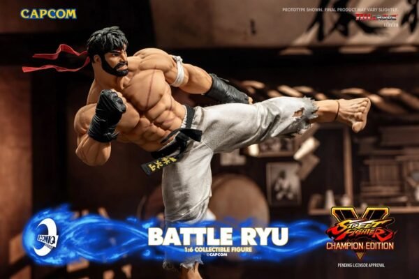 2024 Iconiq Studios Street Fighter V Battle Ryu Sixth Scale Figure - Image 6