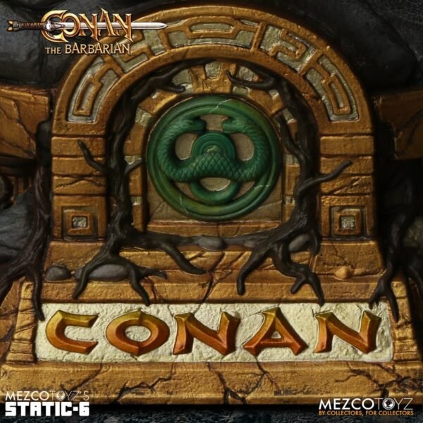 2024 Mezco Toyz Conan the Barbarian Static-6 Conan and Valeria 1/6 Scale Statue - Image 9