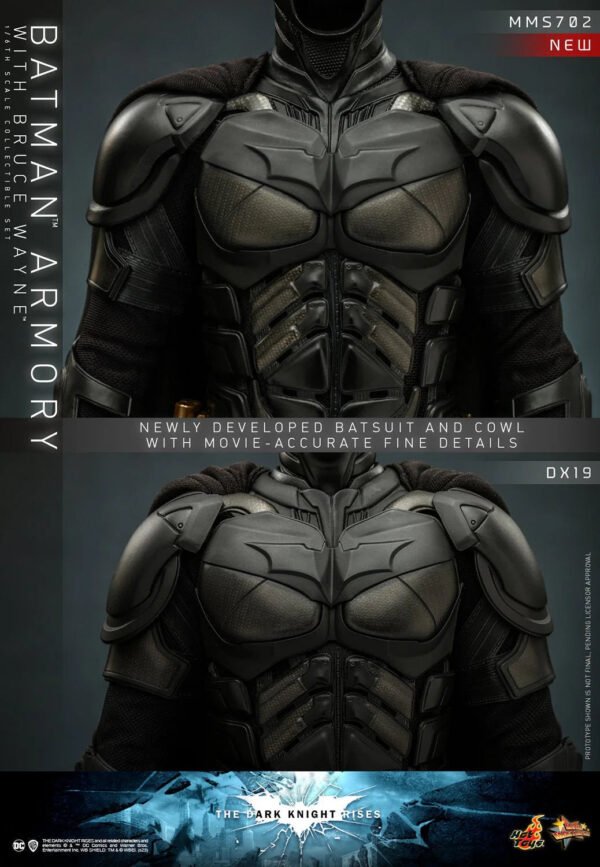 2024 Hot Toys Batman Armory with Bruce Wayne Sixth Scale Figure Set - Image 7