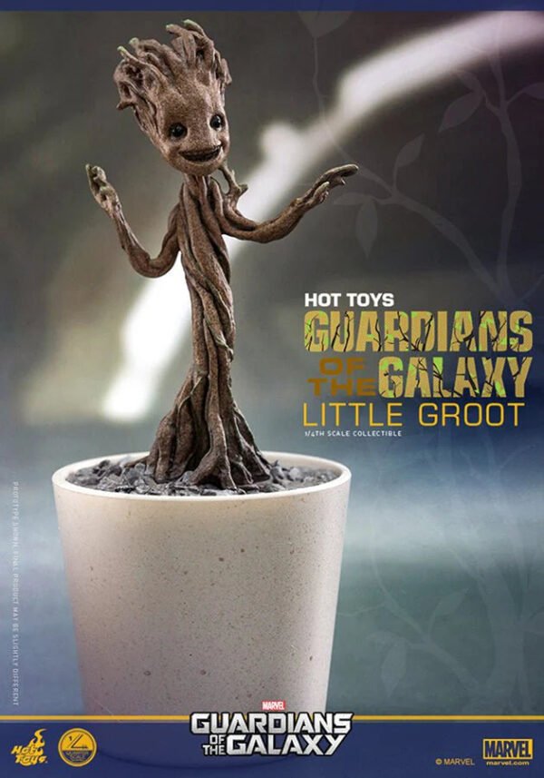 Hot Toys Guardians of the Galaxy Little Groot Quarter Scale Figure - Image 3