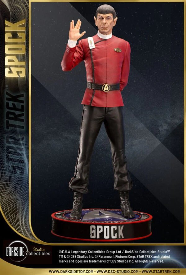 2024 DarkSide Collectibles Studio STAR TREK II: The Wrath of Khan Spock Quarter Scale Statue - Image 2