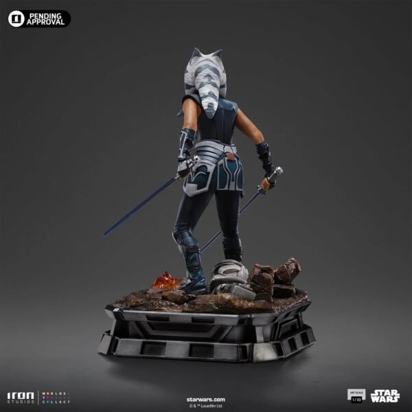 2024 Iron Studios Star Wars Ahsoka (Padawan Version) 1/10 Scale Statue - Image 7