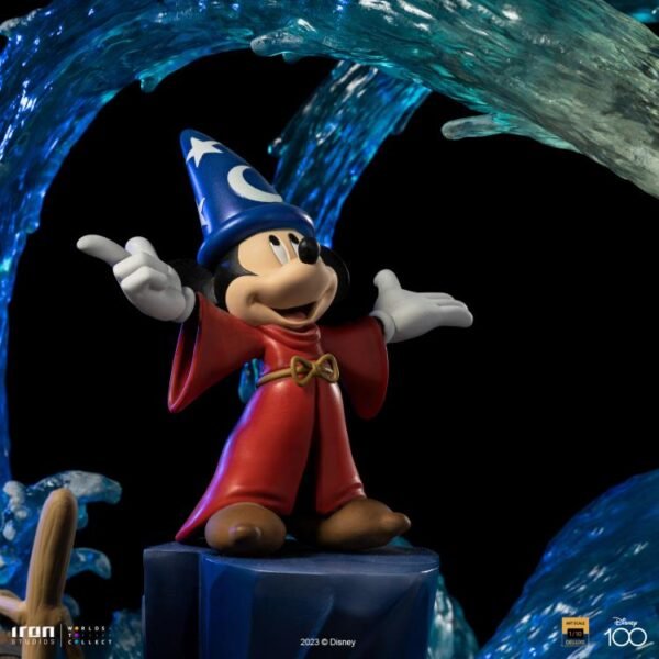 2024 Iron Studios Fantasia Mickey Deluxe Art Scale 1/10 Statue - Image 3