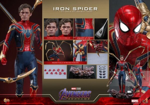 2024 Hot Toys Avenger: Endgame Iron Spider Sixth Scale Figure - Image 10