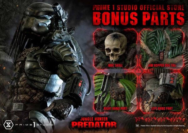 2024 Prime 1 Museum Masterline Predator (Film) Jungle Hunter Predator DX Bonus Version 1/3 Scale Statue - Image 4