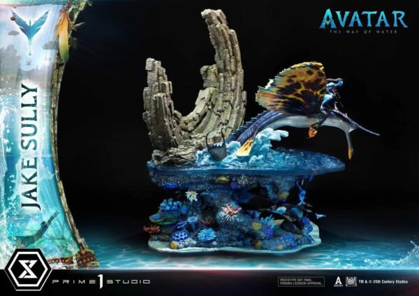 2024 Prime 1 Studio Ultimate Diorama Masterline Avatar:The Way of Water Jake Sully Bonus Version Statue - Image 7