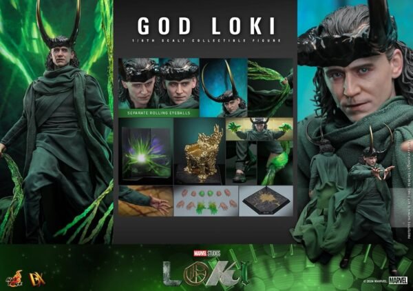 2024 Hot Toys Marvel Loki Season 2: God Loki Sixth Scale Figure - Image 2