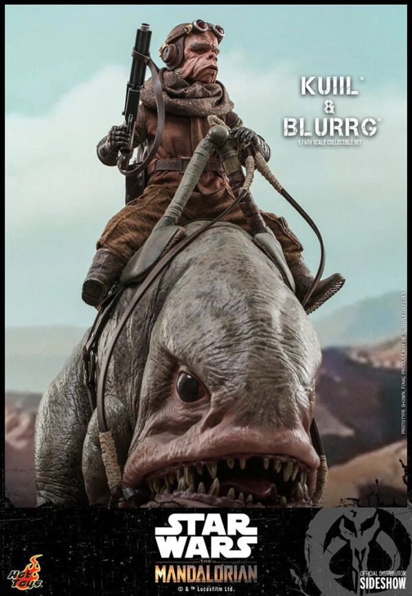 Hot Toys Star Wars The Mandalorian Kuiil & Blurrg Sixth Scale Figure Set - Image 2