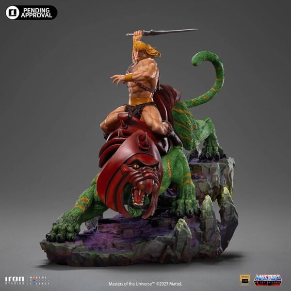 2024 Iron Studios Masters of the Universe He-Man and Battle Cat 1/10 Art Scale Statue