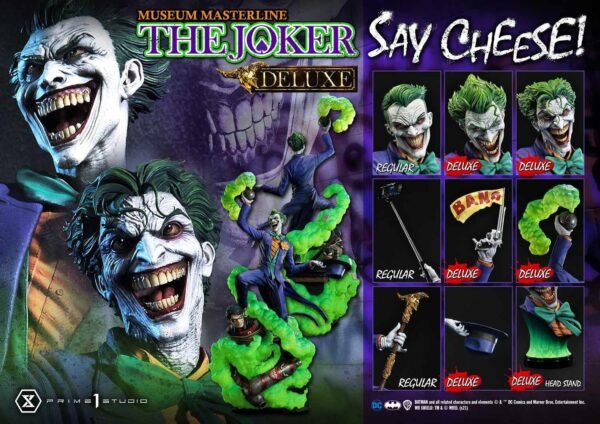 2024 Prime 1 Museum Masterline Batman (Comics) The Joker Say Cheese! Deluxe Bonus Version 1/3 scale Statue - Image 11