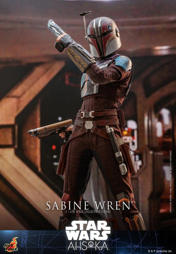 2024 Hot Toys Star Wars Ahsoka Sabine Wren Sixth Scale Figure - Image 5