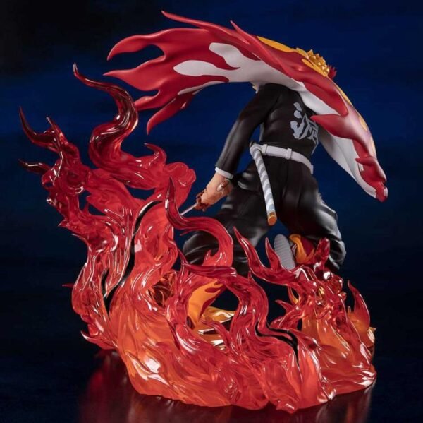 Tamashii Nations FiguartsZERO Demon Slayer: Kimetsu no Yaiba The Movie: Mugen Train Kyojuro Rengoku Flame Hashira - Image 4