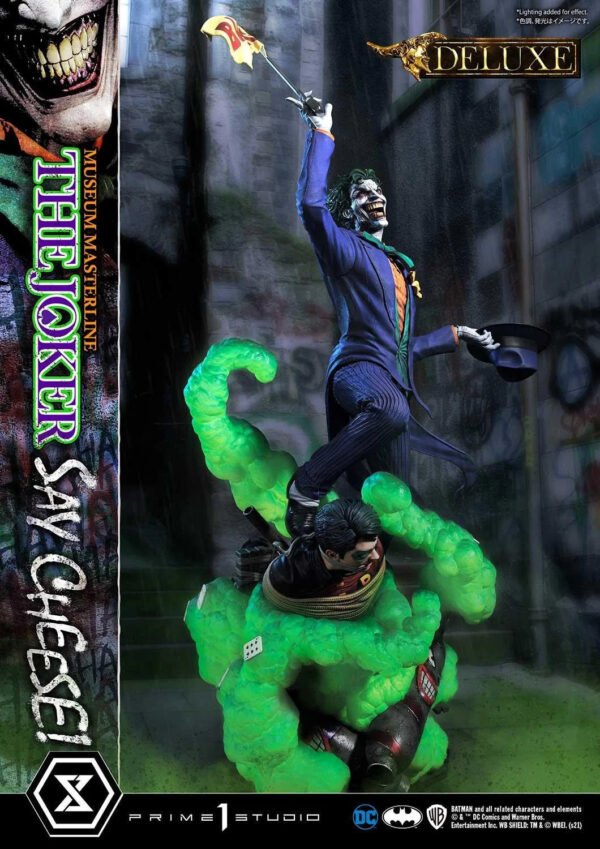 2024 Prime 1 Museum Masterline Batman (Comics) The Joker Say Cheese! Deluxe Bonus Version 1/3 scale Statue - Image 4