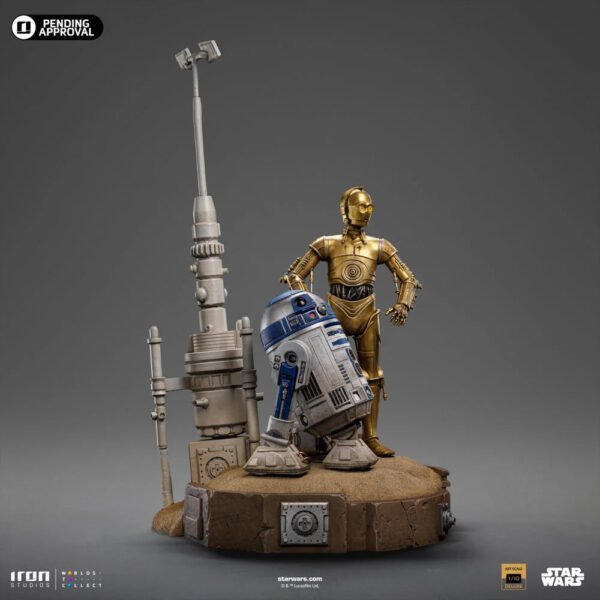 2024 Iron Studios Star Wars C-3PO and R2-D2 1/10 Deluxe Art Scale Statue - Image 2