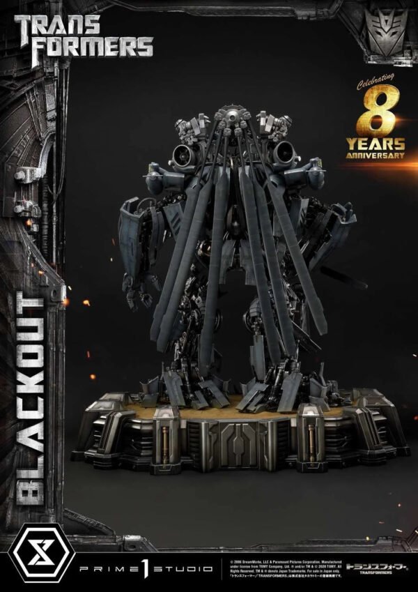 2024 Prime 1 Studio Museum Masterline Transformers (Film) Blackout Statue - Image 4