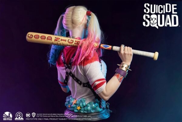 2024 Infinity Studio Suicide Squad: Harley Quinn Life-Size Bust - Image 8