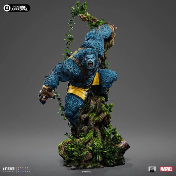 2024 Iron Studios Marvel X-Men Beast 1/4 Scale Legacy Replica Statue - Image 2