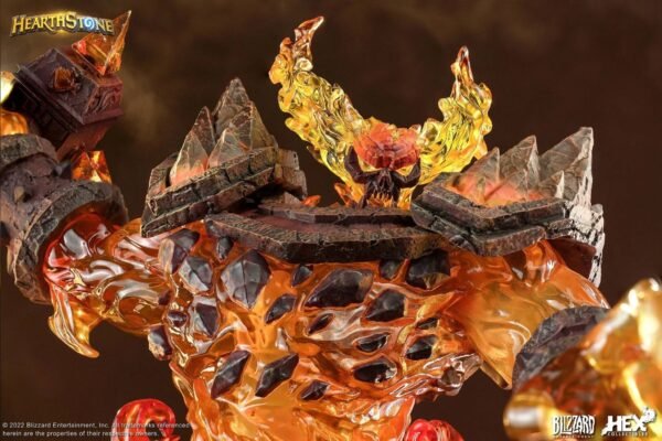 2024 HEX Collectibles Hearthstone Ragnaros the Firelord 11in Statue - Image 4