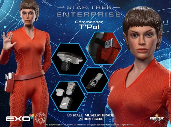 2024 Exo-6 Star Trek: Enterprise T'Pol 1/6 Scale Figure - Image 7