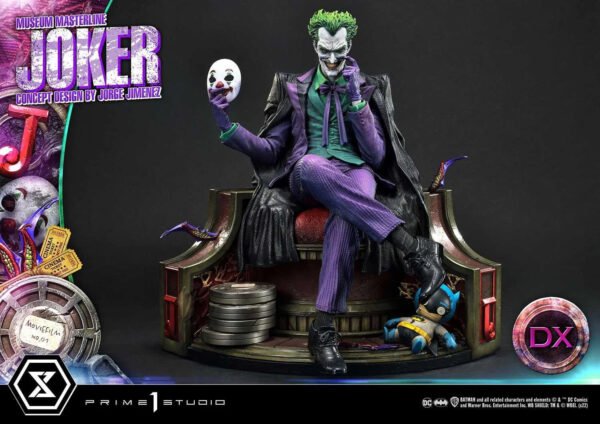 2024 Prime 1 Studio Museum Masterline Batman (Comics) The Joker (Concept Design by Jorge Jimenez) 1/3 Scale DX Bonus Version Statue - Image 2
