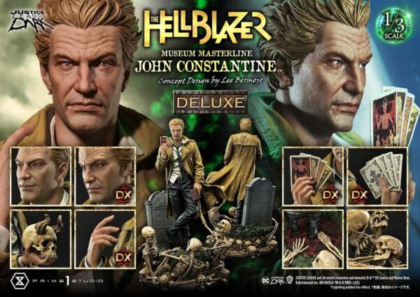 2024 Prime 1 Studio Museum Masterline Hell Blazer (Comics) JOHN CONSTANTINE (Concept Design by Lee Bermejo) DX Bonus Version 1/3 Scale Statue - Image 7