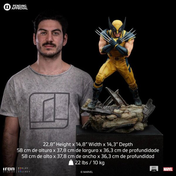 2024 Iron Studios Marvel Deadpool & Wolverine: Wolverine 1/4 Scale Statue - Image 2