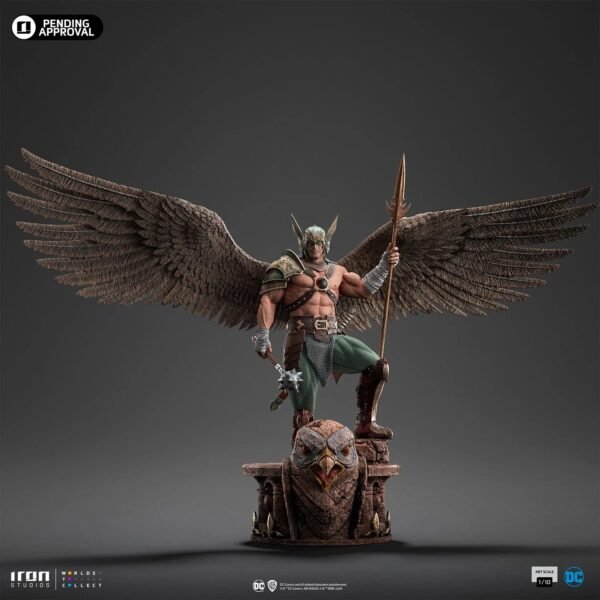 2024 Iron Studios DC Comics Hawkman (10th Anniversary) 1/10 Scale Statue - Image 4