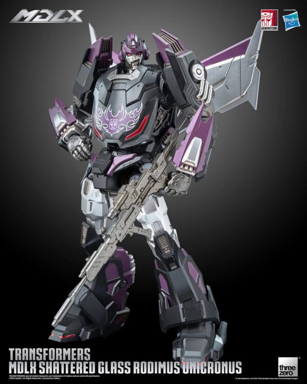 2024 Threezero Transformers: Shattered Glass Rodiumus Unicronus MDLX Collectible Figure - Image 2