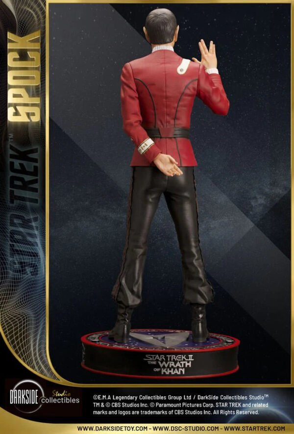 2024 DarkSide Collectibles Studio STAR TREK II: The Wrath of Khan Spock Quarter Scale Statue - Image 7