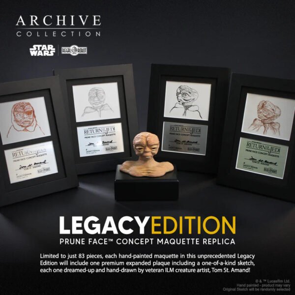 Regal Robot Star Wars Prune Face Concept Maquette Replica Tom St. Amand Legacy Edition - Image 2