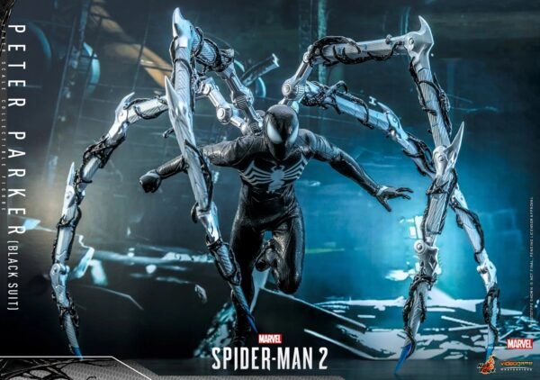 2024 Hot Toys Marvel’s Spider-Man 2 Peter Parker (Black Suit) Sixth Scale Figure - Image 6