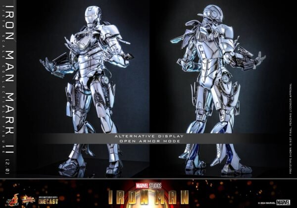 2024 Hot Toys Marvel Iron Man Mark II (Version 2.0) Sixth Scale Figure - Image 7
