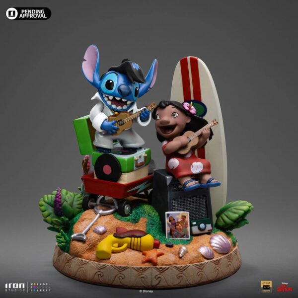 2024 Iron Studios Disney Lilo & Stitch 1/10 Deluxe Art Scale Statue - Image 3