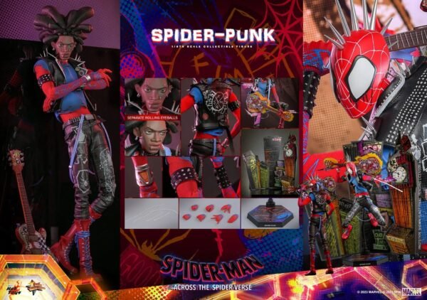 2024 Hot Toys Spider-Man: Across the Spider-Verse Spider-Punk Sixth Scale Figure - Image 8