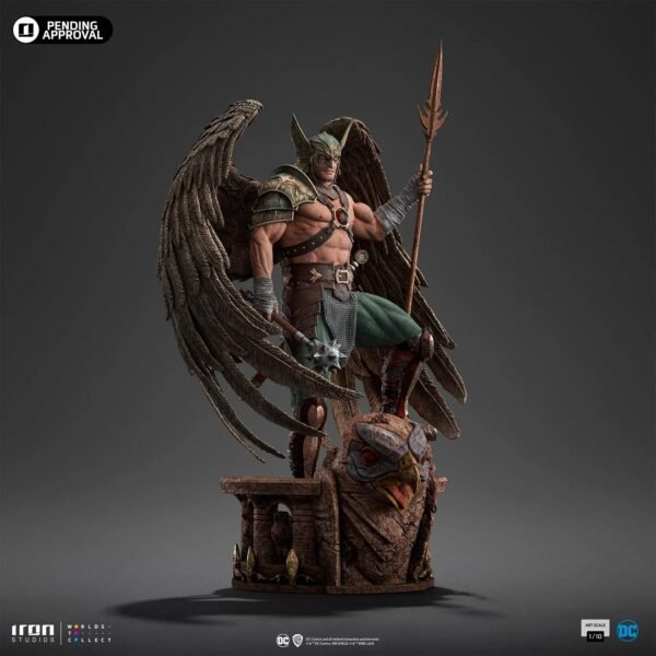 2024 Iron Studios DC Comics Hawkman (10th Anniversary) 1/10 Scale Statue - Image 8