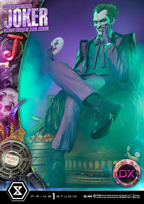 2024 Prime 1 Studio Museum Masterline Batman (Comics) The Joker (Concept Design by Jorge Jimenez) 1/3 Scale DX Bonus Version Statue - Image 4