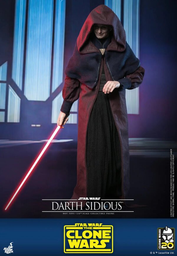 2024 Hot Toys Star Wars Darth Sidious Sixth Scale Figure - Image 4