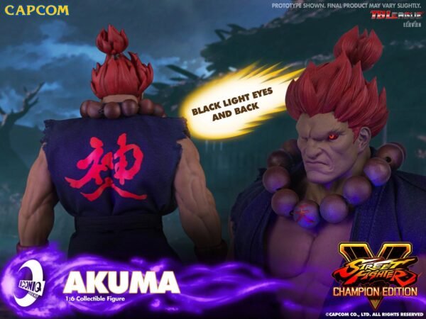 2024 Iconiq Studios Street Fighter V Akuma Sixth Scale Figure - Image 3