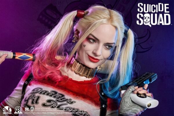 2024 Infinity Studio Suicide Squad: Harley Quinn Life-Size Bust - Image 6