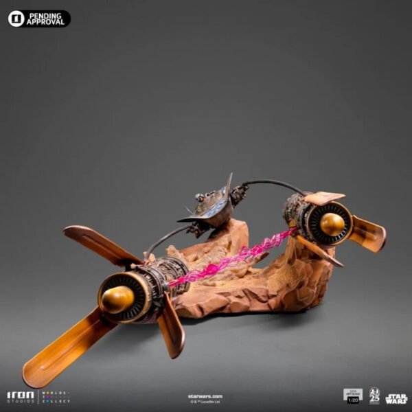 2024 Iron Studios Star Wars Anakin's Pod Racer Demi Scale 1/20 Statue - Image 2