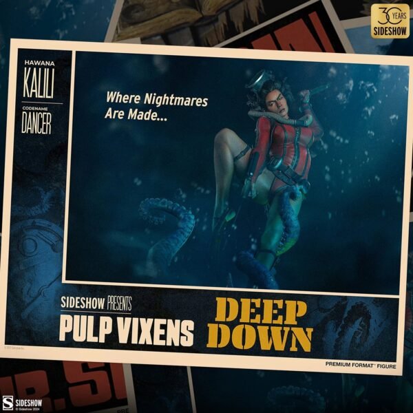 2024 Sideshow Collectibles Pulp Vixens: Deep Down Premium Format Figure - Image 10