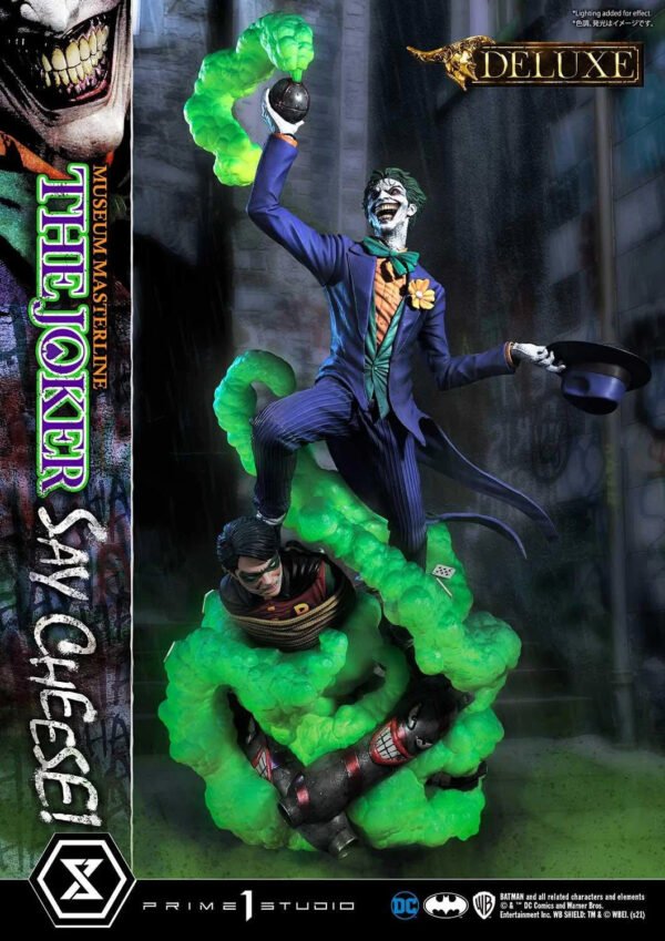 2024 Prime 1 Museum Masterline Batman (Comics) The Joker Say Cheese! Deluxe Bonus Version 1/3 scale Statue - Image 2