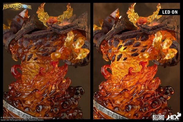 2024 HEX Collectibles Hearthstone Ragnaros the Firelord 11in Statue - Image 9