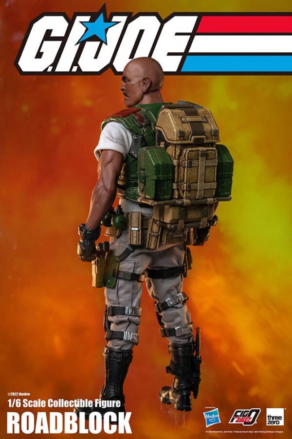 Threezero G.I. Joe Roadblock Sixth Scale Figure - Image 3