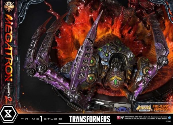 2024 Prime 1 Studio Transformers Beast Wars: Megatron Transmetal 2 DX Bonus Version 1/4 Scale Statue - Image 6