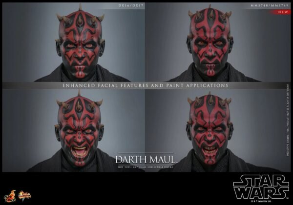 2024 Hot Toys Star Wars Episode I: The Phantom Menace Darth Maul Sixth Scale Figure - Image 9